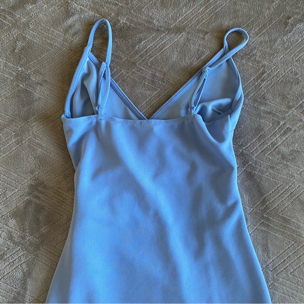 Amazon Verdusa’s Sexy Ruched Side Asymmetric V-neck Bodycon Dress Size XS - Picture 4 of 10